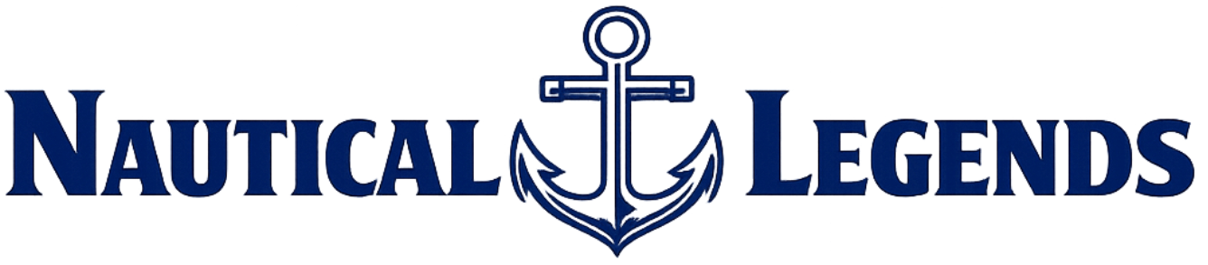 Nautical Legends logo with an anchor symbol on a white background