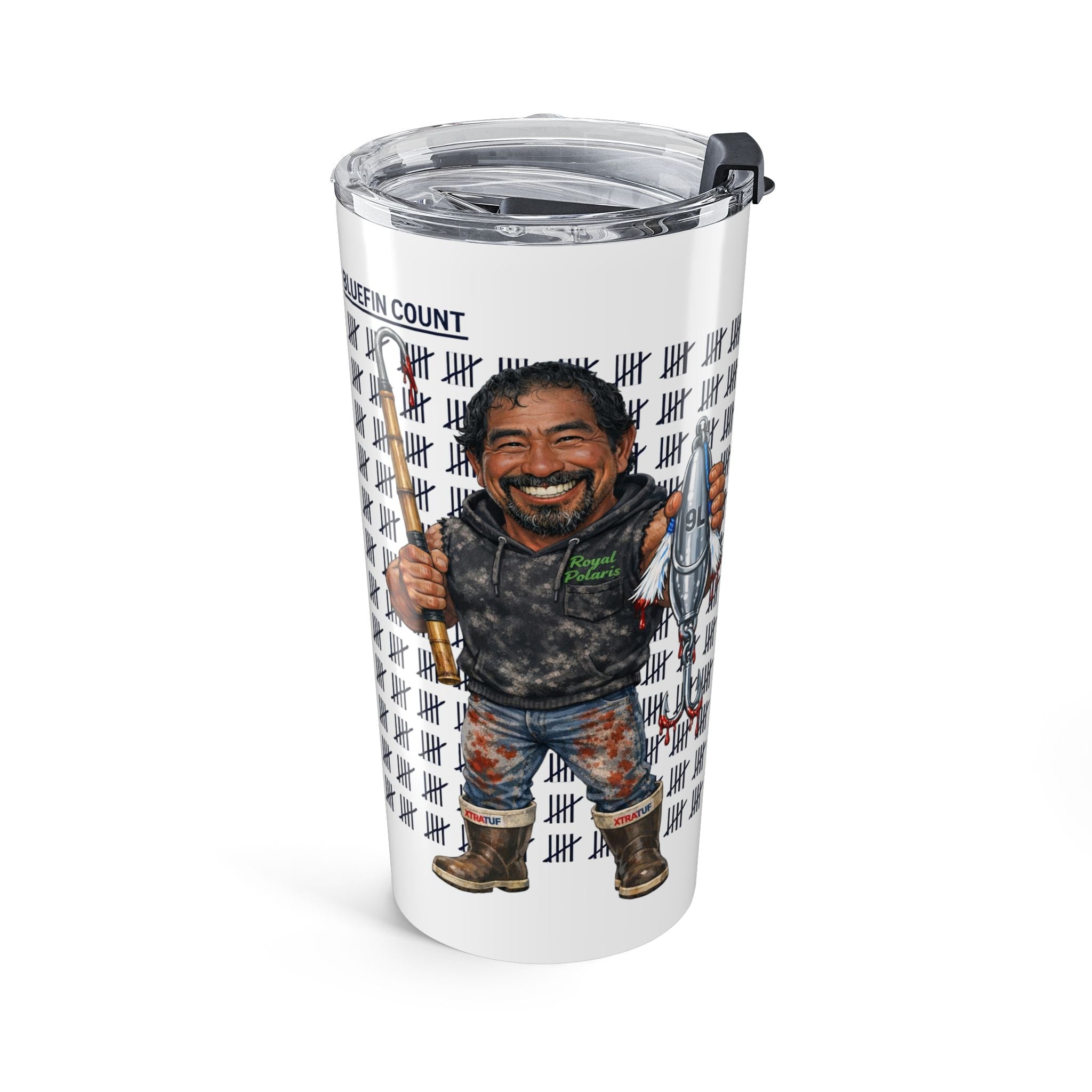 20oz Deckhand Tumbler — Eddie Bomb w/ BFT Count