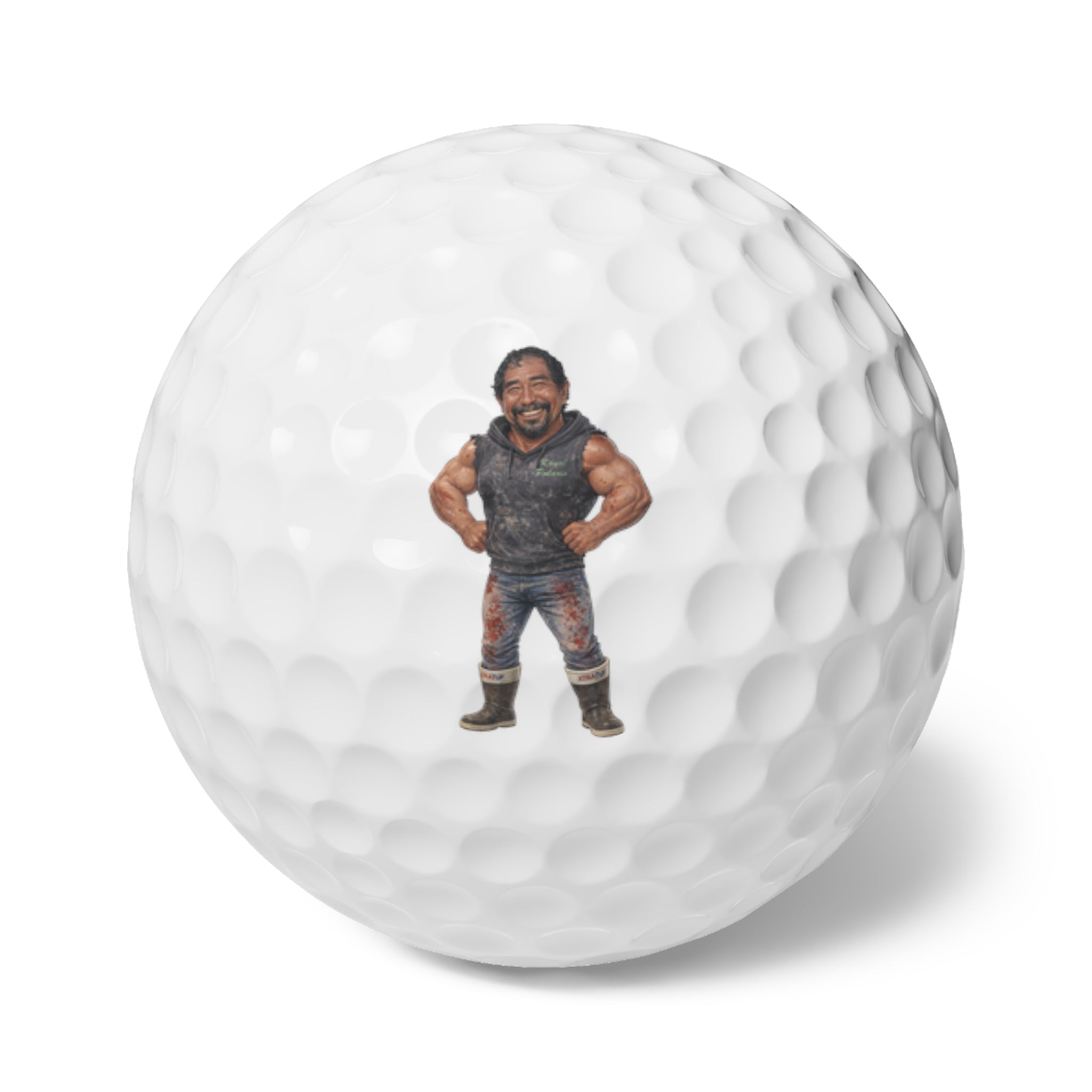 Eddie The Man! Golf Balls, 6pcs