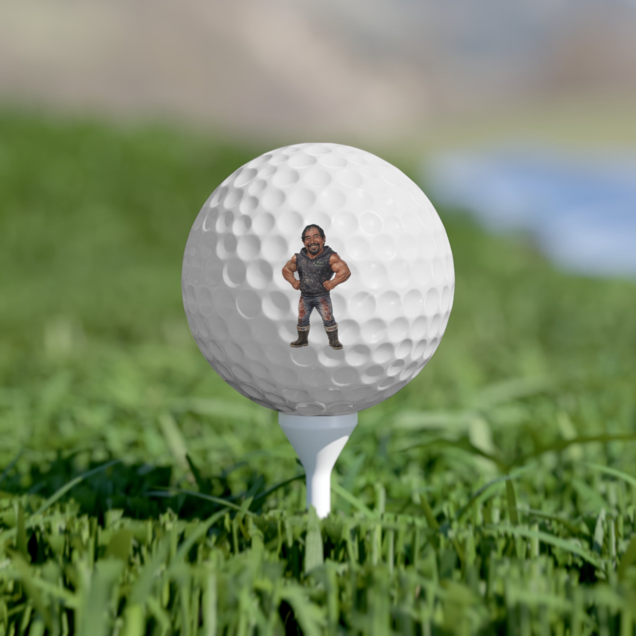 Eddie The Man! Golf Balls, 6pcs