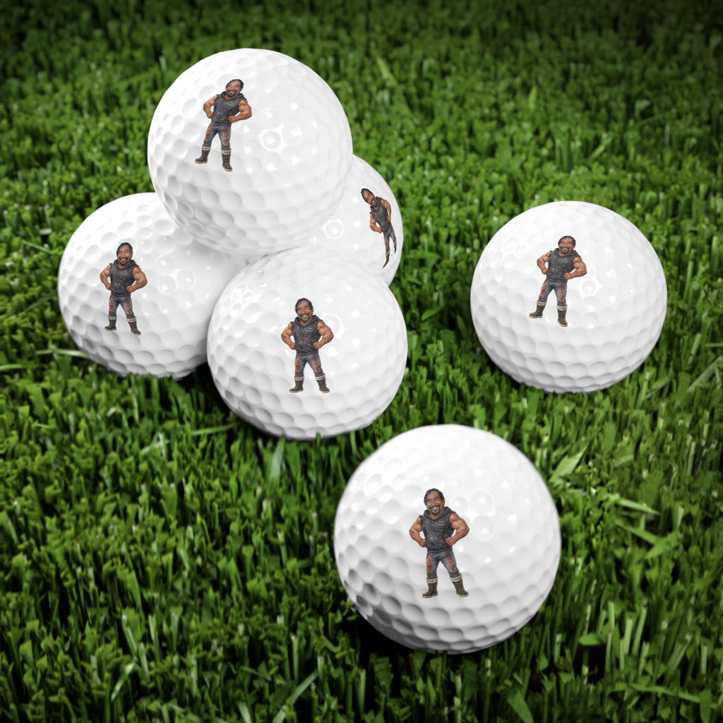 Eddie The Man! Golf Balls, 6pcs