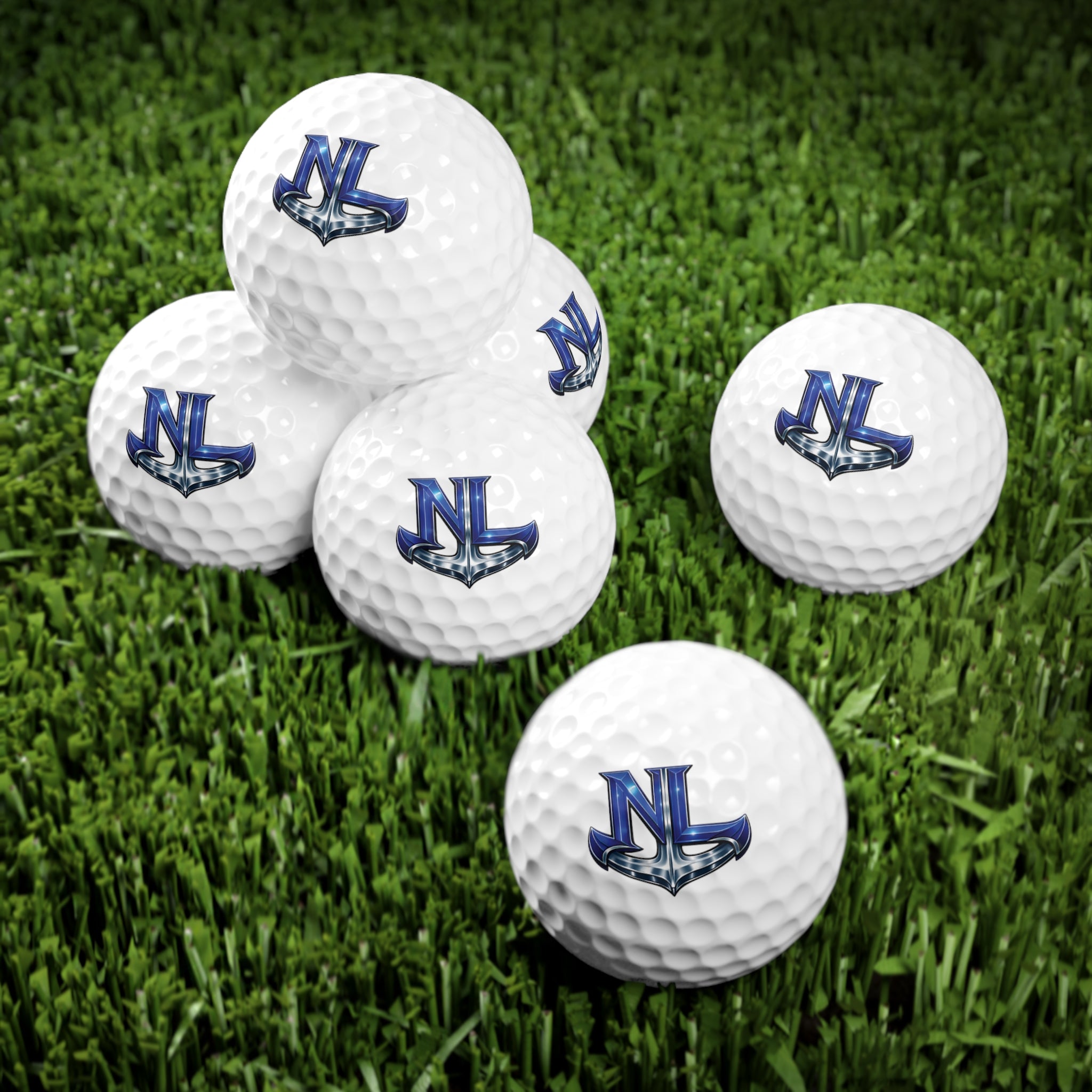 Nautical Legends Golf Balls, 6pcs