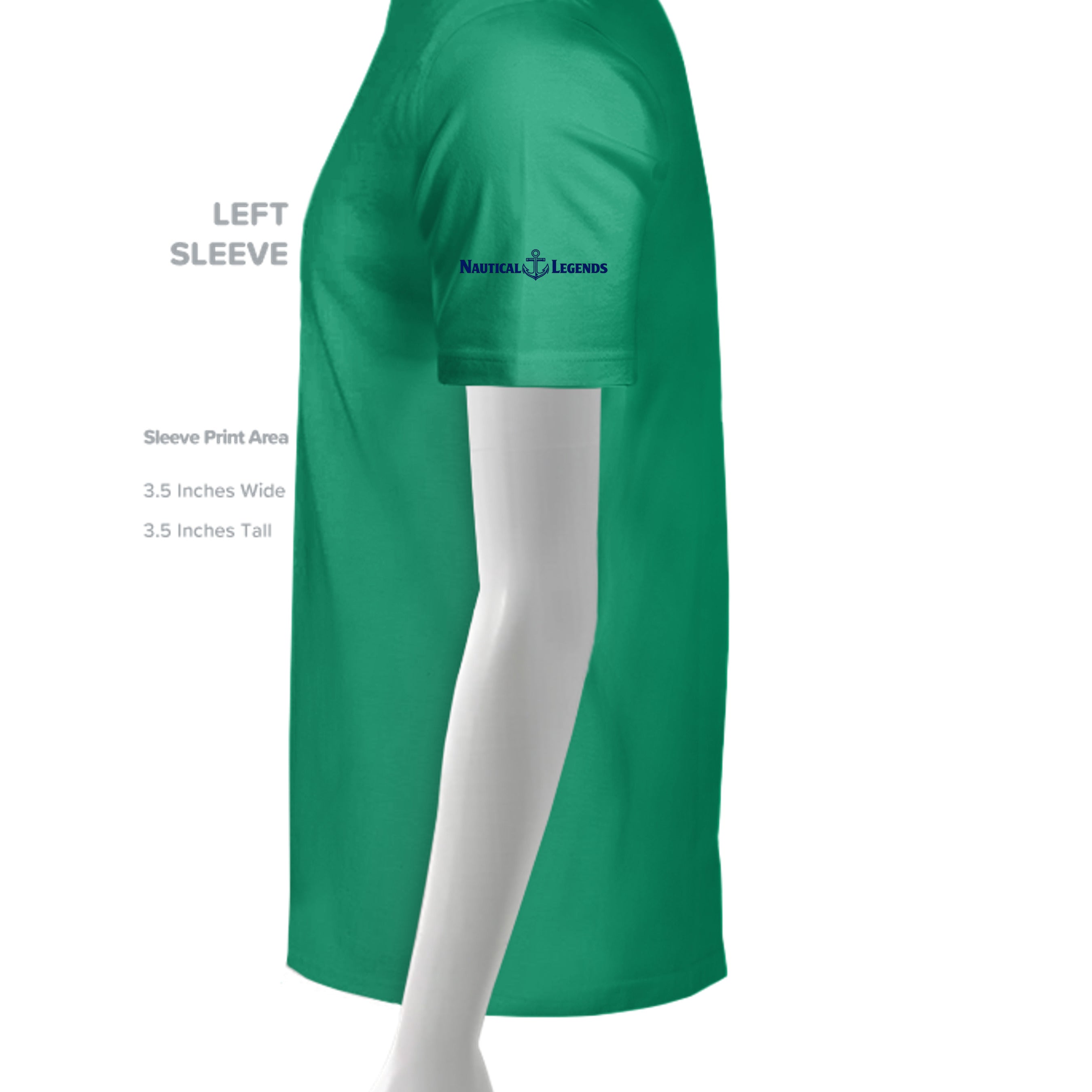 KELLY GREEN - G800 - SLEEVE_LEFT