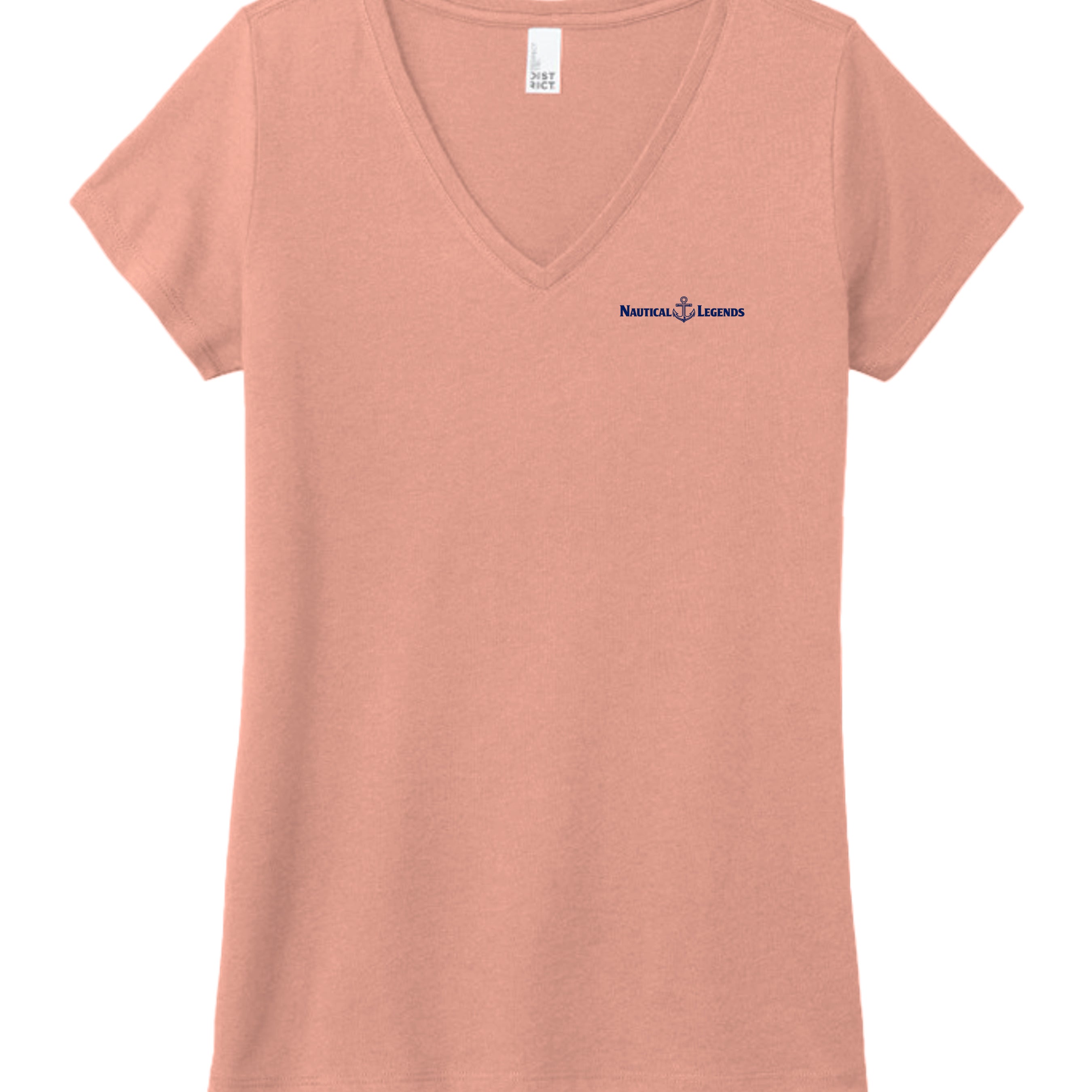 Heathered Dusty Peach - DM1350L - FRONT