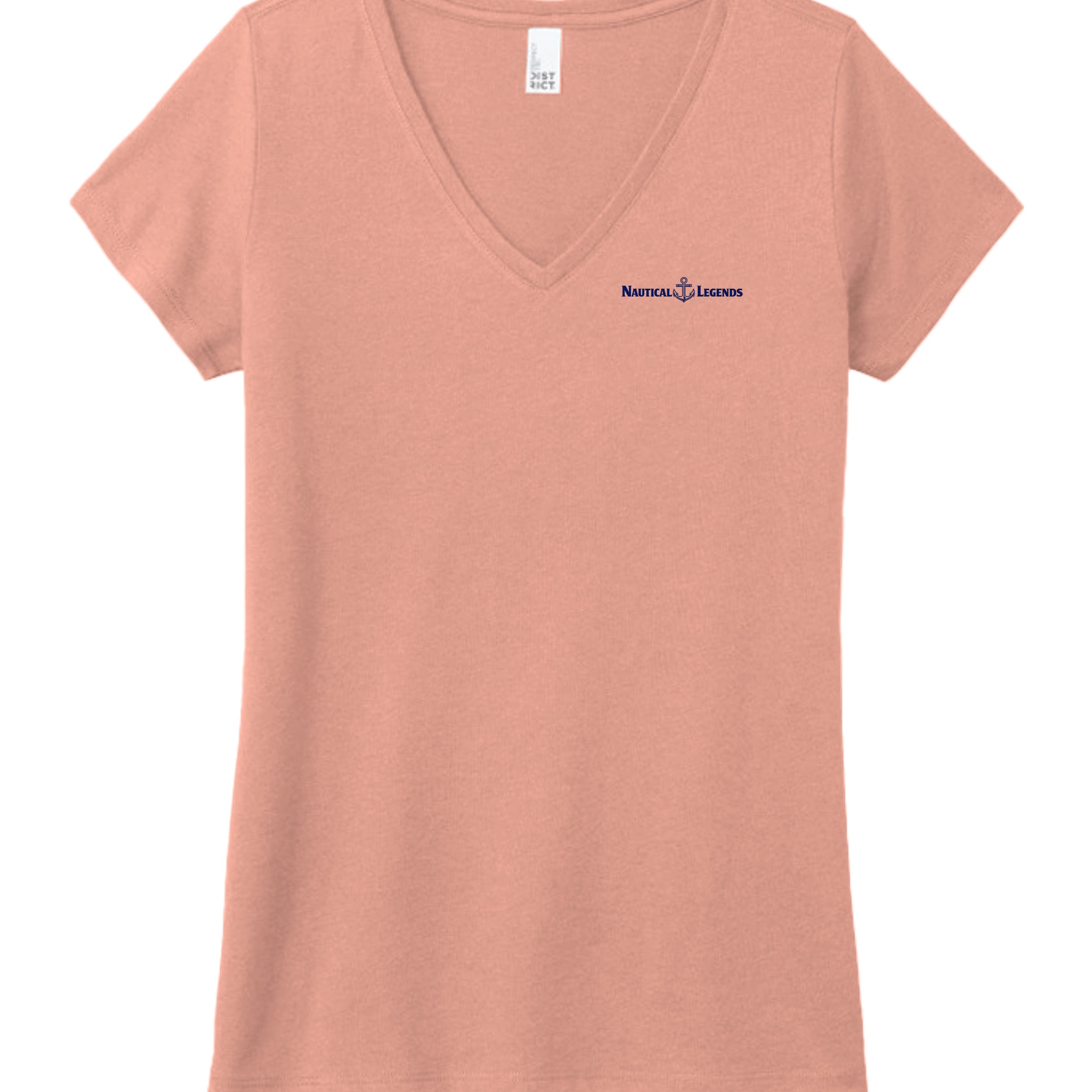 Heathered Dusty Peach - DM1350L - FRONT
