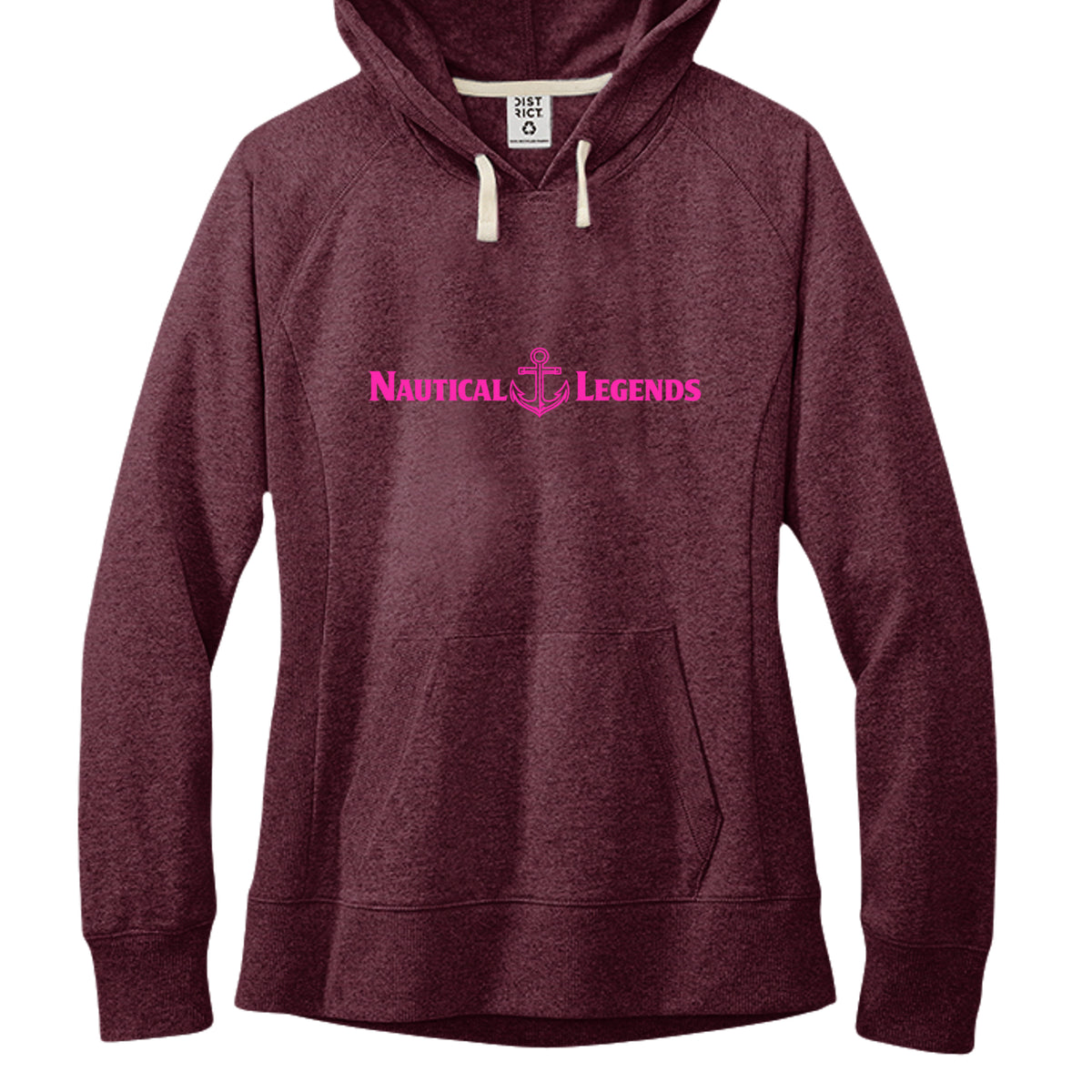 Maroon Heather - DT8101 - FRONT